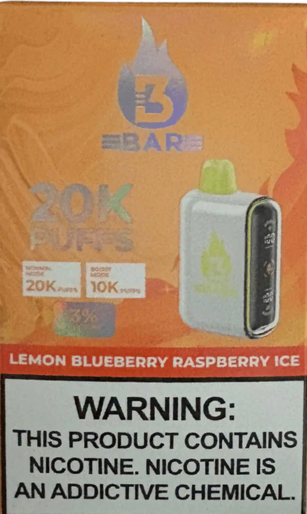 3 Bar 25k Puffs 3% Nicotine Disposable Vape