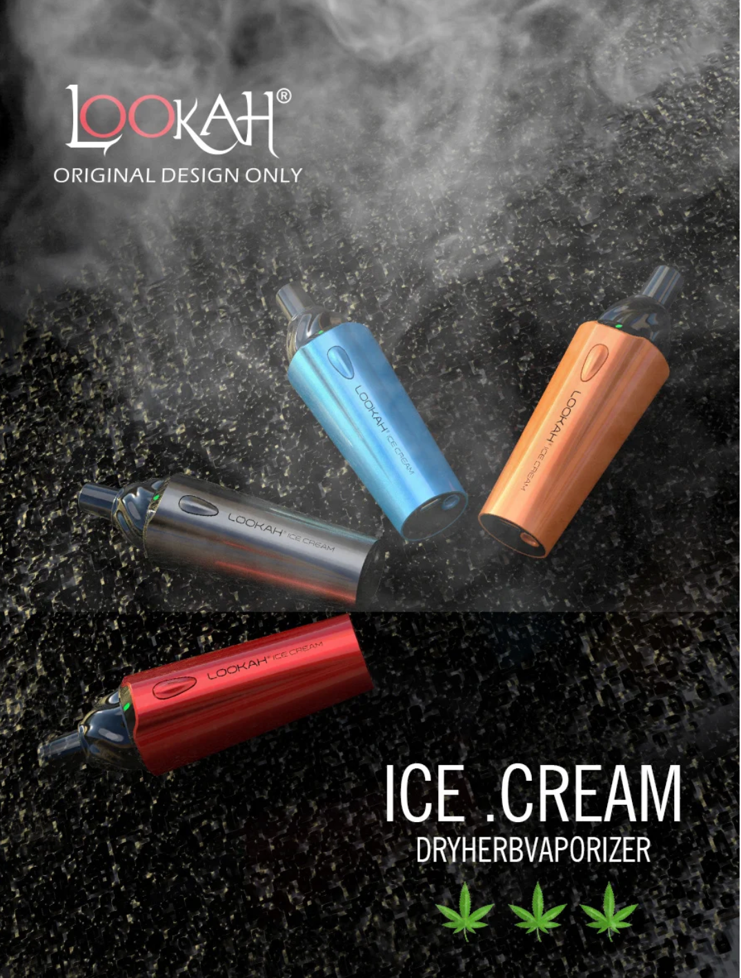 LOOKAH Ice Cream Best Portable Dry Herb Vaporizer