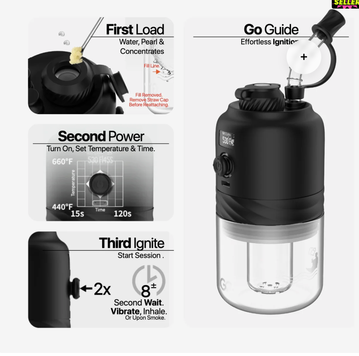 Yocan Black GO Vaporizer